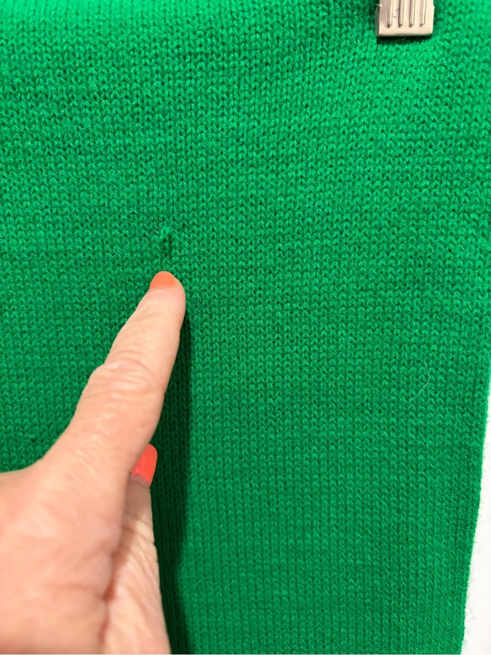 Notre Dame Kelly Green Vintage Scarf